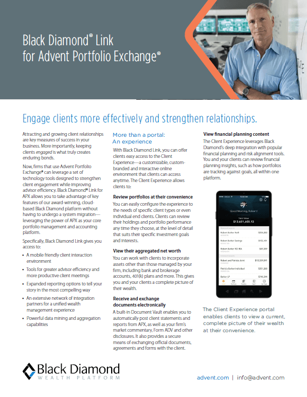 Black Diamond Link for APX Product Brief