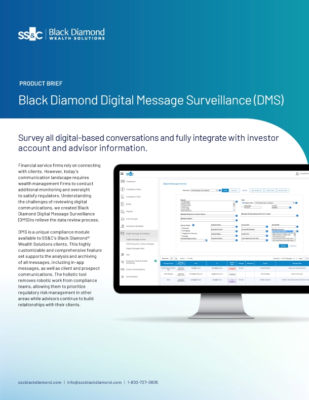 Digital Message Surveillance (DMS) Brief
