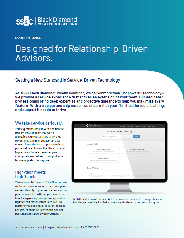 Client Service Overview Brief