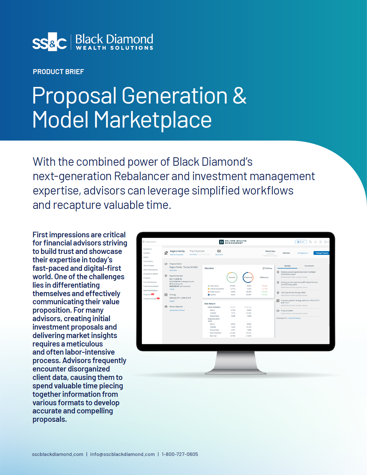 Proposal Generation and Model Marketplace Brief
