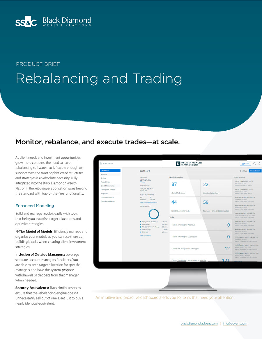 Rebalancer Product Brief