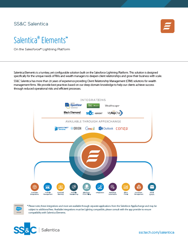Salentica Elements Product Brief